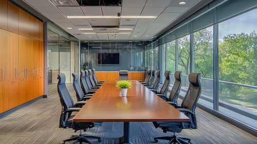 精品会议室摄影图素材大全 熊猫办公展览服务提供免费下载资源